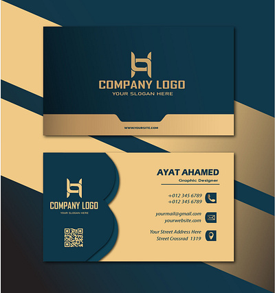 Business Card Design 3d designer graphic design logo social midia post visiting card