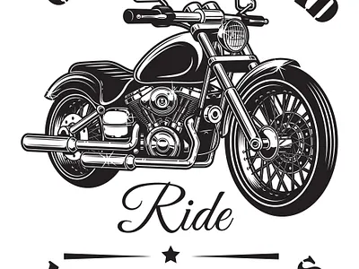 Motorcycle Lover Typography T-Shirt Design tee