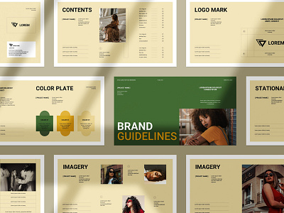 Brand Guidelines Presentation Template rw