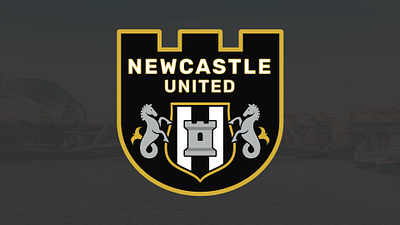Newcastle United Badge Redesign design football graphic design illustration logo newcastle nufc sport typography vector