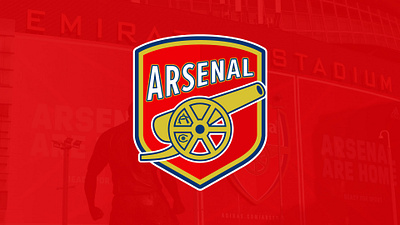 Arsenal Badge Redesign arsenal design football graphic design illustration logo sport typography