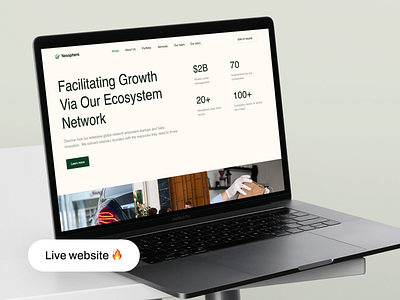 Nexsphere - Capital Company Website Design | Live Website🔥 capital company company profile corporate finance financial investment landing page ui design web design website design