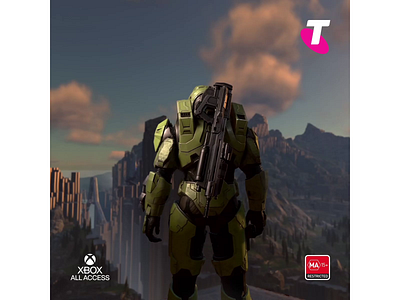 Telstra - Xbox All Access Games showcase after effects animation motion design