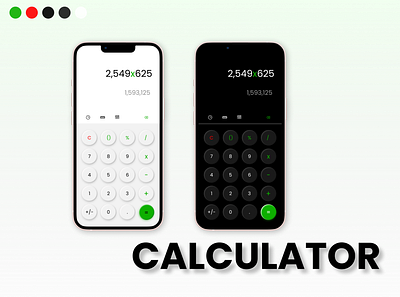 DAILY UI: 004 - Calculation calculation calculator daily ui iphone ui