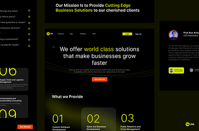 bsLite Website Design app branding e commerce graphic design ui uiux
