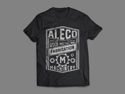 Aleco Machinery Tshirt Design apparel branding clothing design graphic design illustration logo logo design logodesign logotype pattern t shirt t shirt design tshirt tshirt design tshirtdesign vector