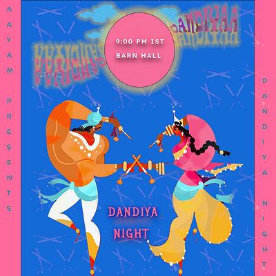 Play dandiya branding graphic design logo motion graphics