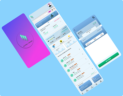 UI-UX Design Of Mobile Trading App figma mobile app design stockmarket trading app ui ux webdesign