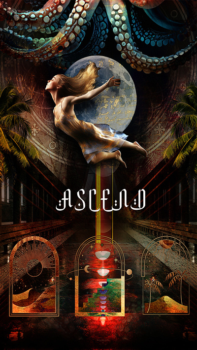 "Ascend" Digital Painting (Conceptual) art artwork book book cover design graphic design graphicdesign