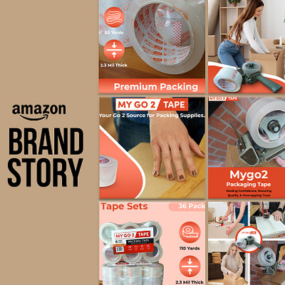 Brand Story-MyGo2 amazon amazon brandstory branding graphic design logo