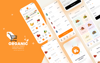 OrganicMart. branding design dribbble figma logo ui uidesign uitrends ux webdesign