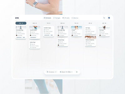 Gym Booking Web App Design booking booking website booking website design color theory design graphic design gym gym app gym app design gym web app neutral theme ui ux web app web app design web design