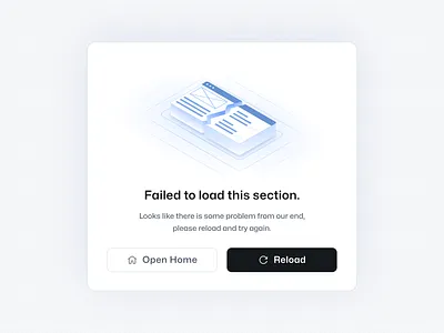 Isometric Error State Exploration branding broken code break dev error state failed to load graphic design illustration interface isometric newton school ui