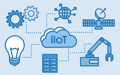 Industrial Internet of Things - IIoT icons design graphic design icons illustration ui ux vector