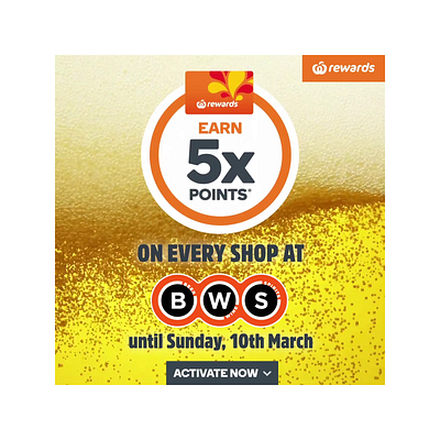 Rewards - BWS Beer Points Multiplier after effects animation motion design