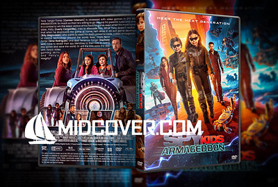 Spy Kids: Armageddon (2023) DVD Cover. design dvd dvdcover dvdcustomcover movieposter photoshop