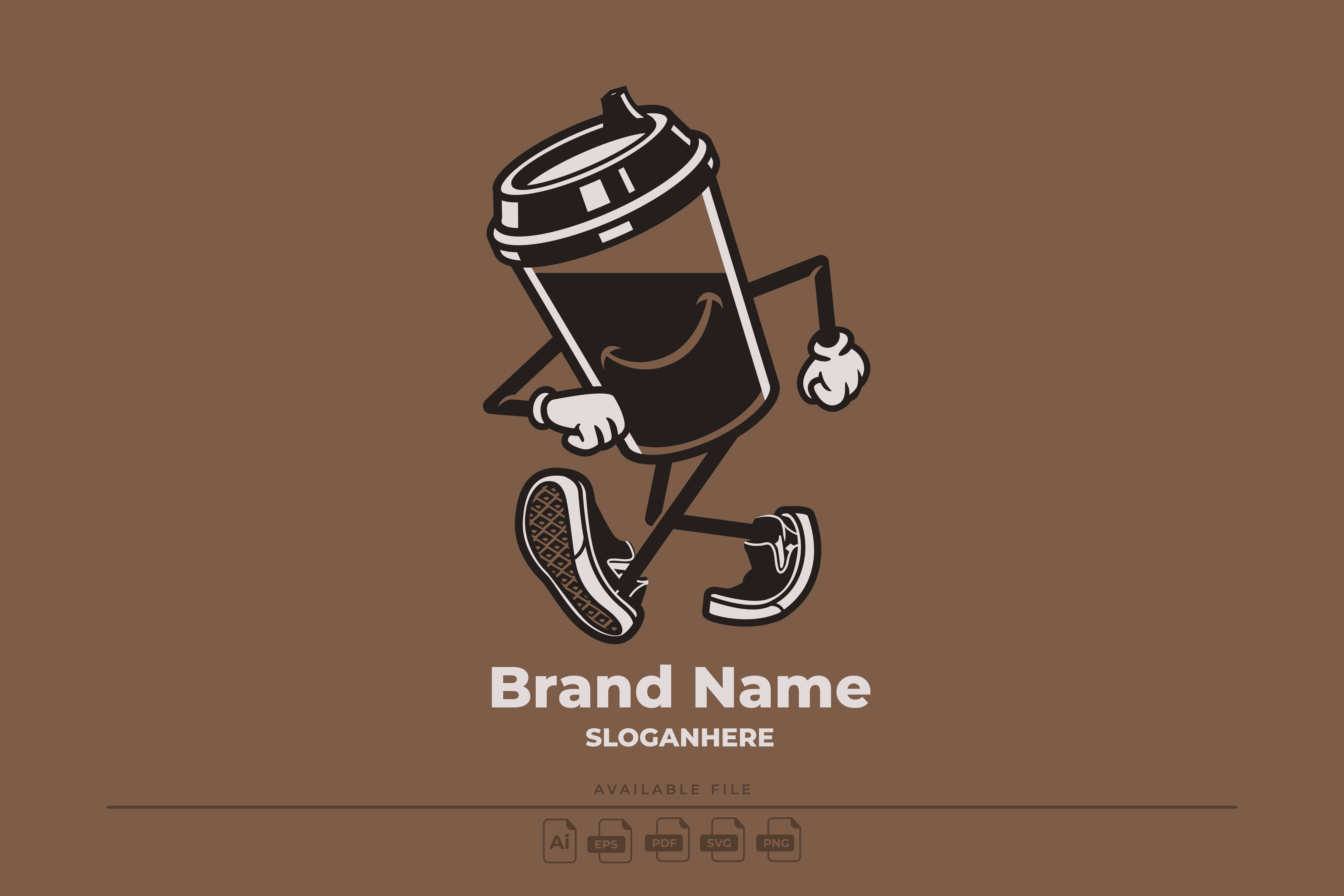 Reusable Coffee Cup cartoon coffee cup design graphic design icon illustration logo mascot reusable vector