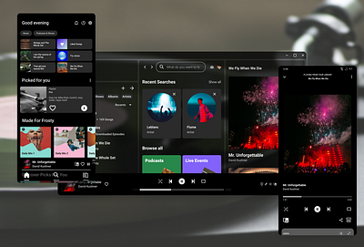 Daily UI 009 - Music Player productdesign uidesign uiuxdesign userinterface