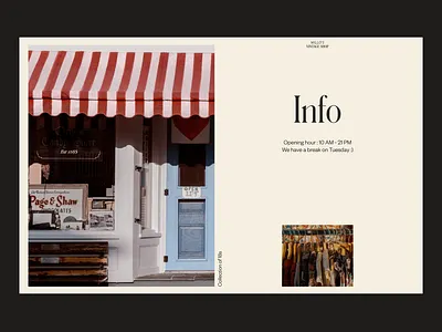 Vintage Web concept branding design graphic design ui ux vintage web webdesign website