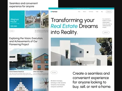Homical Estate - Landing Page airbnb appartment business company estate home home rental home selling homepage landing page real estate real estate landing page real estate website rent web web design website website design