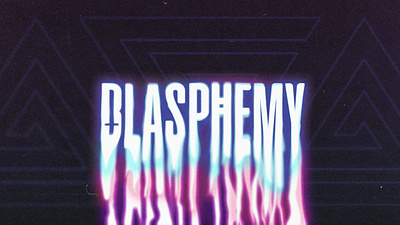 Blasphemy Logo Design & Brand Identity blasphemy brand branding content creator design icon illustration logo logo design mascot twitch type typeface