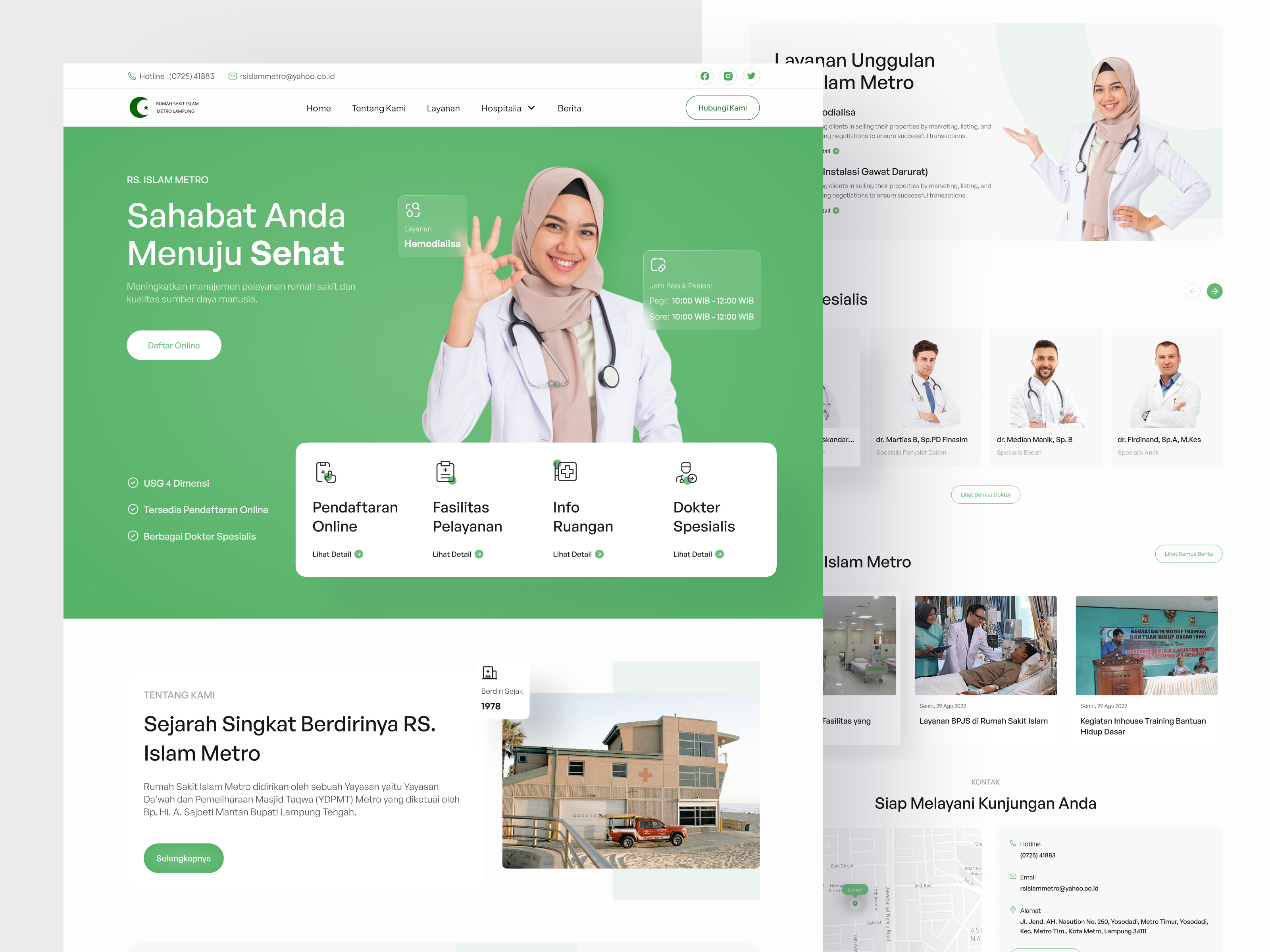 Example of Custom Wordpress Design Using Elementor