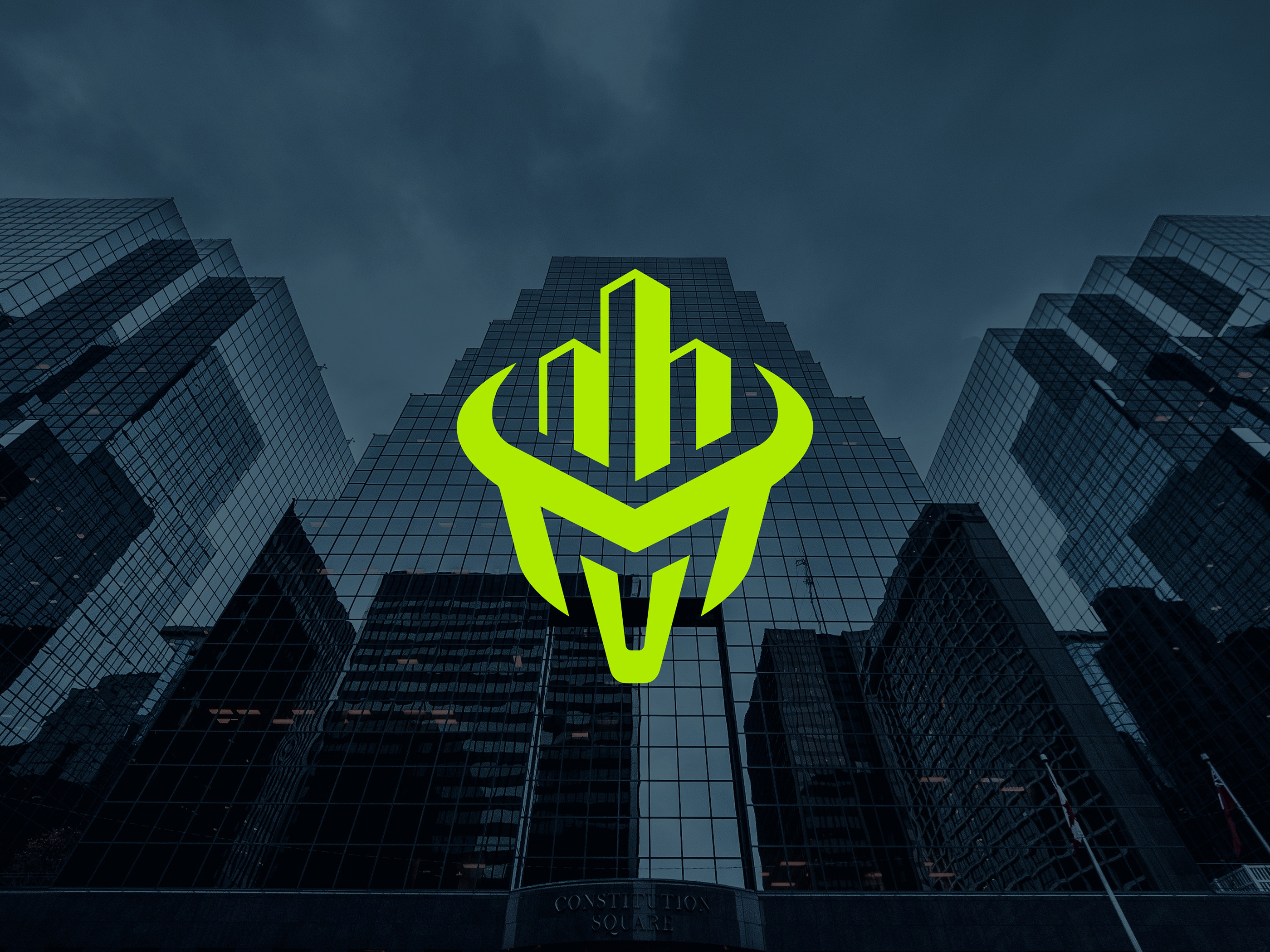 REAL ESTATE INVESTMENT LOGO - Up For Sale! brand brand design brand identity branding building logo bullhead logo finance logo graphic design icon identity lettermark logo logo design logodesign logotype minimal logo property management logo real estate branding real estate investment logo vector