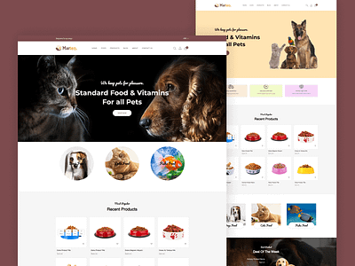 Pet Food, Pet Shop, Animal Care Shopify Theme - Marten best shopify stores bootstrap shopify themes clean modern shopify template ecommerce shopify shopify drop shipping shopify online store 2.0 shopify store