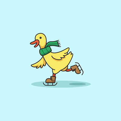 Cute Duck cartoon cute design duck funny illustration