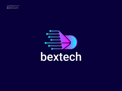 BexTech logo. b letter with electrical circuit, technology, tech b b letter logo b tech b technology brand identity branding business computer creative logo electrical circuit icon identity it logo logo logo design logotype software logo startup company tech technology