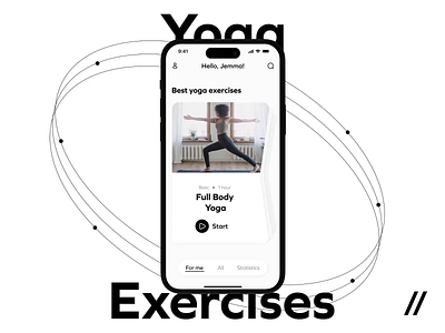 Fitness Mobile iOS App android animation app design dashboard design fitness interaction interface ios mobile mobile app mobile ui motion statistics tracking ui ux wellness workout yoga