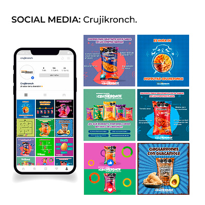 Social media: Crujikronch. design graphic design illustrator social media