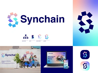 Logo Design Branding for Network nodes, Software blockchain branding branding design connected connection corporate designer identity logo logo design logo designer logotype m a r a k i b k h a n l o g o minimalist logo modules monogram network nodes software logo symbol icon technology