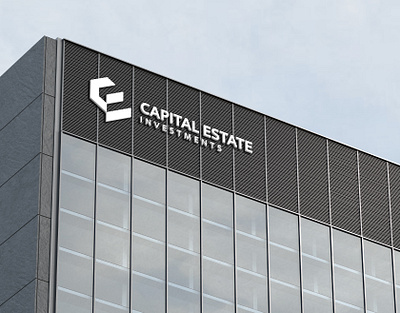 Capital Estate Investments Brand Identity Design. apartment brand identity branding building company construction e commerce finance graphic design house investment logo logo design logotype minimalist property real estate realtor redesign visual identity