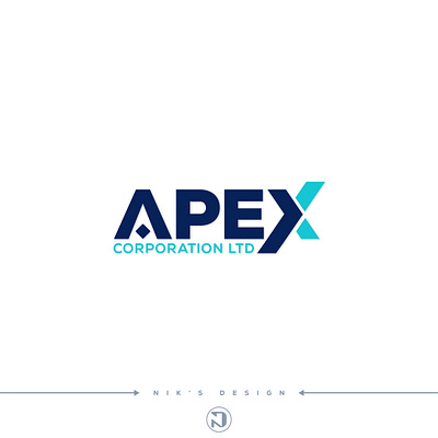 Apex logo design - Nik's Design branding design graphic design logo logo design logo designer logos minimal logo modern logo design