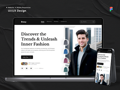 Fashion Landing Page| UI Design | Web Design branding clothing design ecommerce fashion fashion ecommerce fashion website landing page marketing minimal online shopping online store shop shopping ui ui design uiux design user interface web header website