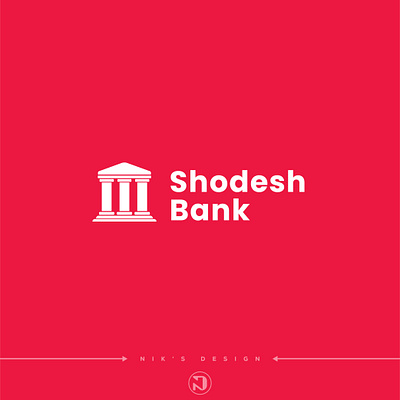 Shodesh Bank Logo Design bank logo branding design graphic design logo logo design minimal logo modern logo design professional logo design