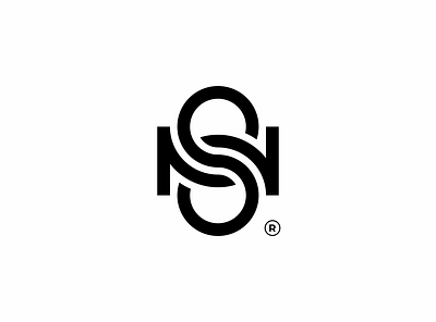 NS Monogram Logo design graphic design icon initials logo logo logomark monogram logo