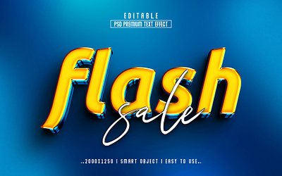Flash Sale 3D Editable Text Effect Style 3d 3d text 3d text effect action effect flash sale 3d text effect psd style text text effect text style effect