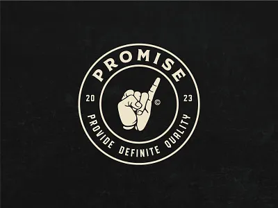 "Promise" Clothing Brand Logo Concept typographymasters