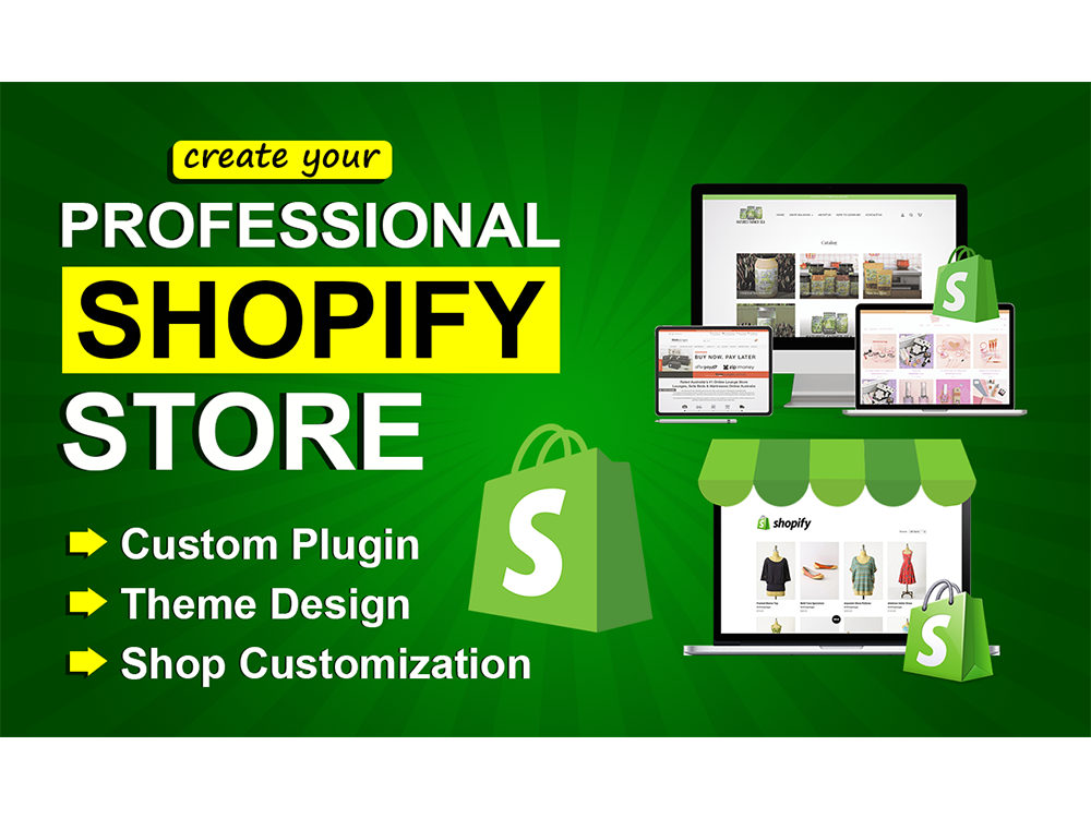 Shopify Fiverr Gig Image Design by Awais Design on Dribbble