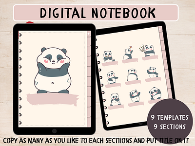 Digital Panda Notebook