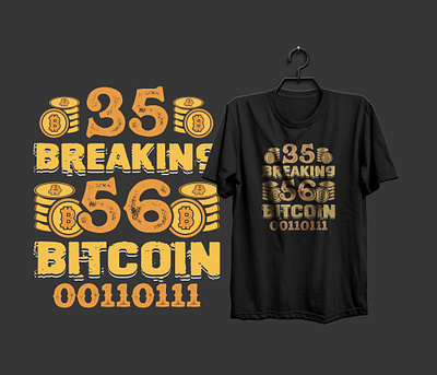 Bitcoin T-shirt design bitcoin bitcoin t shirt design design graphic design illustration student student t shirt design t shirt t shirt design t shirt graphic typography