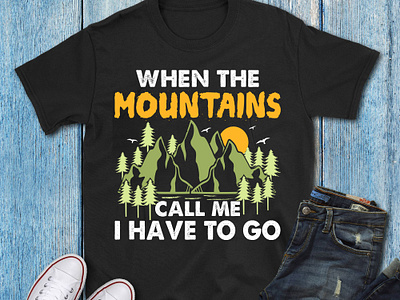 Mountain T-shirt Design call me mountains clothing custom graphics designs graphic design graphics logo merchandise mountain mountain design mountains new art new mountain t shirt t shirt art t shirt design t shirts tee tee design vectors art