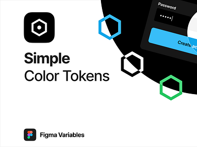Simple Color Tokens color tokens color variables colors design system design tokens figma figma variables product design tokens ui design ui kit uiux ux design variables