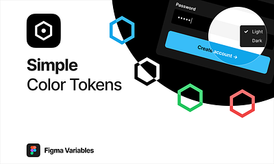Simple Color Tokens color tokens color variables colors design system design tokens figma figma variables product design tokens ui design ui kit uiux ux design variables