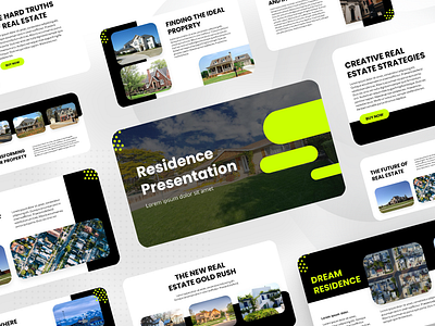 Residence - Powerpoint Template branding business design elegant graphic design powerpoint powerpoint design presentasion presentation real estate recidence residence template templates