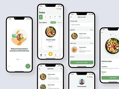 Food ordering app concept app app design application design food food application food order grocery meal planning mobile application order ui