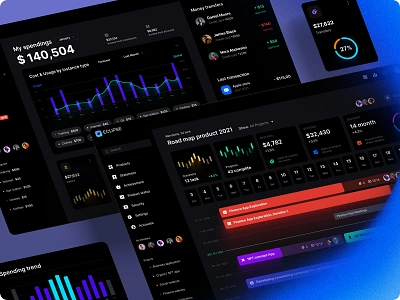 Eclipse - Figma dashboard UI kit for data design web apps 3d animation branding chart dashboard dataviz design desktop graphic design illustration infographic logo motion graphics statistic template ui