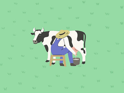 Coast protein (2019). 2d ad advertisement animation branding cow design duck gif gifs health healthy illustration lake milk motion protein